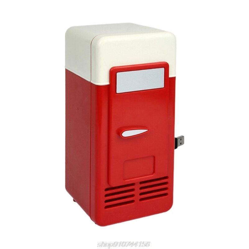 Portable Mini 780ml Fridge USB Powered Car Drink Cooler Home Desktop Boat Travel Cosmetic Fridge Multipurpose A10 21: 1