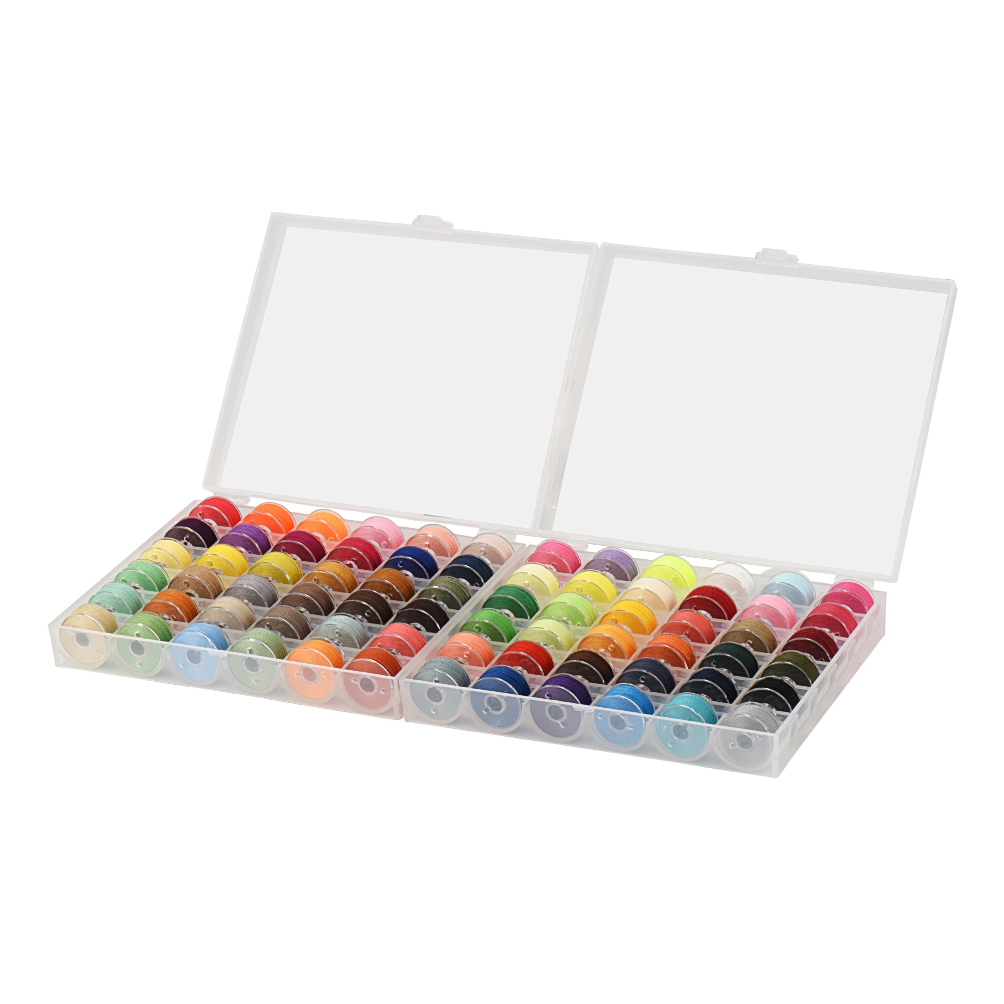 Fil de canette 108 couleurs 72 couleurs 40S/2 taille A SA156 pour Machines à coudre et à broder