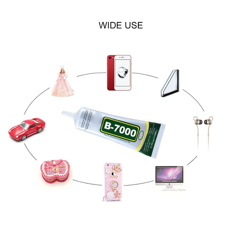 15/50/110ml B7000 Colle Mobile Téléphone Écran Tactile Superglue B-7000 Adhésif Téléphone Verre Colle Point de Réparation Diamant Bijoux BRICOLAGE