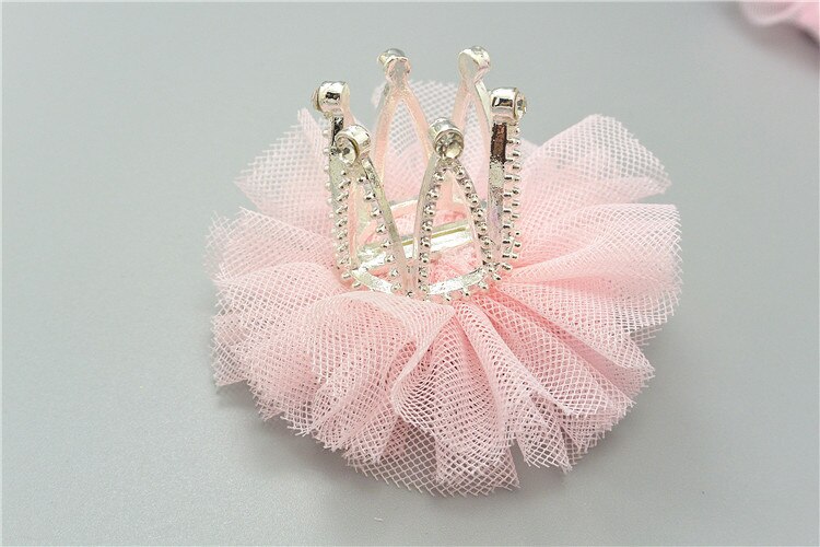 Presilhas de cabelo para crianças, grampos de cabelo de coroa de strass princesa acessórios de cabelo prendedores de cabelo para bebês tiara estéreo grampos de cabelo fofos para meninas: 8