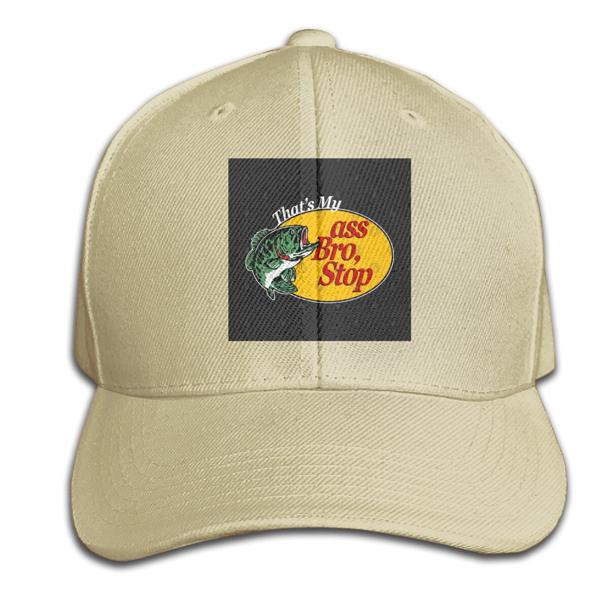 Dat Is Mijn Kont Bro Stop-Vissen Customiz Interessante Dj Humor Pure Comfortabele Interessante Cap Hoed: Natural