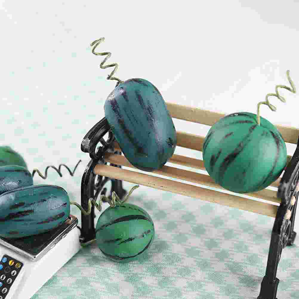 Ghzste 4 stuks mini kerstnagalm modellen voor poppenhuis, miniatuur dorp vloerlamp voor doe-het-zelf micro landschap