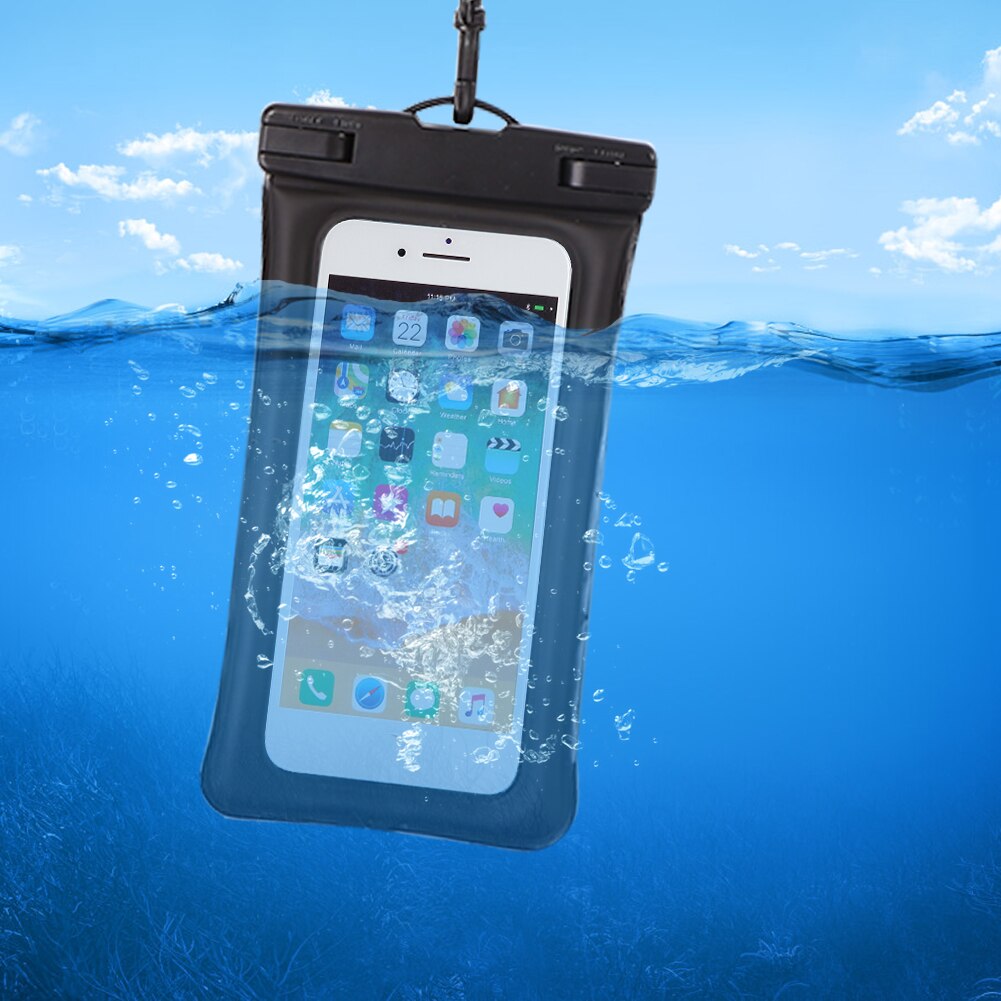 Outdoor Waterdichte Telefoon Zakken Sport Zwemmen Duiken Surfen Strand IPX8 Onderwater Tpu Touchscreen Mobiele Telefoon Case Pouch