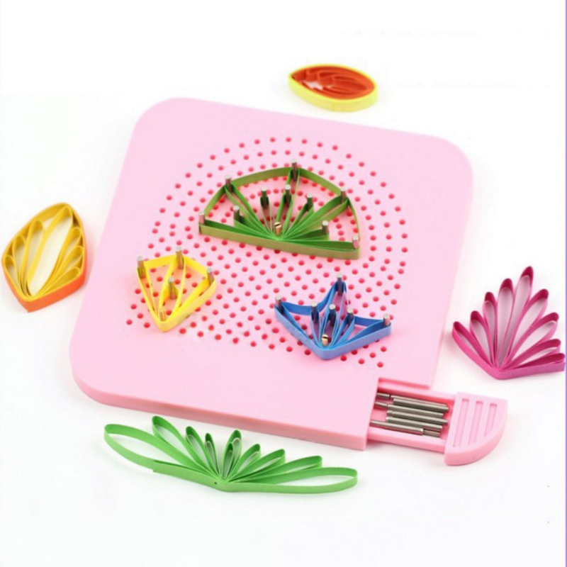 Paper Quilling Winding Disk Quilling Board With Storage Grid Diy Paper Craft Tool