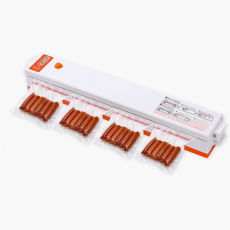 Vacuum Sealer Packaging Machine 220V/110V Electric Household Food Vacuum Sealer Film Sealer Vacuum Packer Including 10Pcs Bags