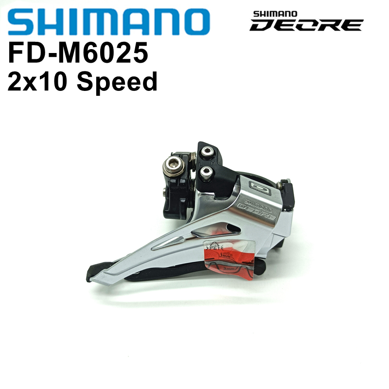 Shimano Deore M6000 Bike Derailleur Fd M6025 Fiets Voorderailleur 2X10 Speed 10 S 2V Mtb Bike deel FD-M6025: FD-M6025-L