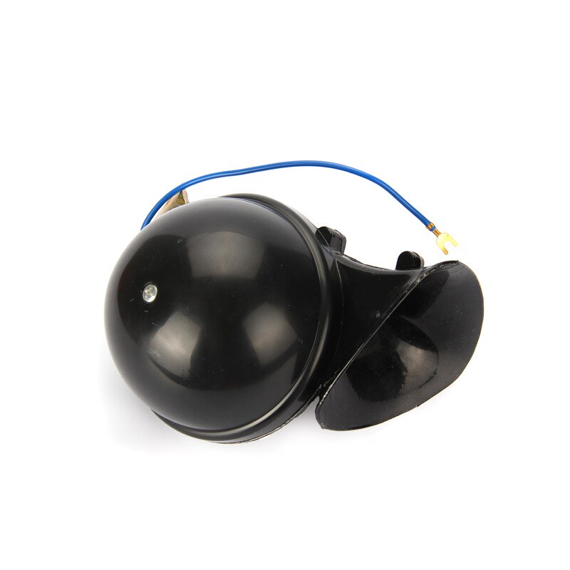 AOZBZ 300DB 12V 24V Black Electric Snail Horn Air Horn Raging Sound Car Styling Loud For Car Motorcycle Truck Boat Durable