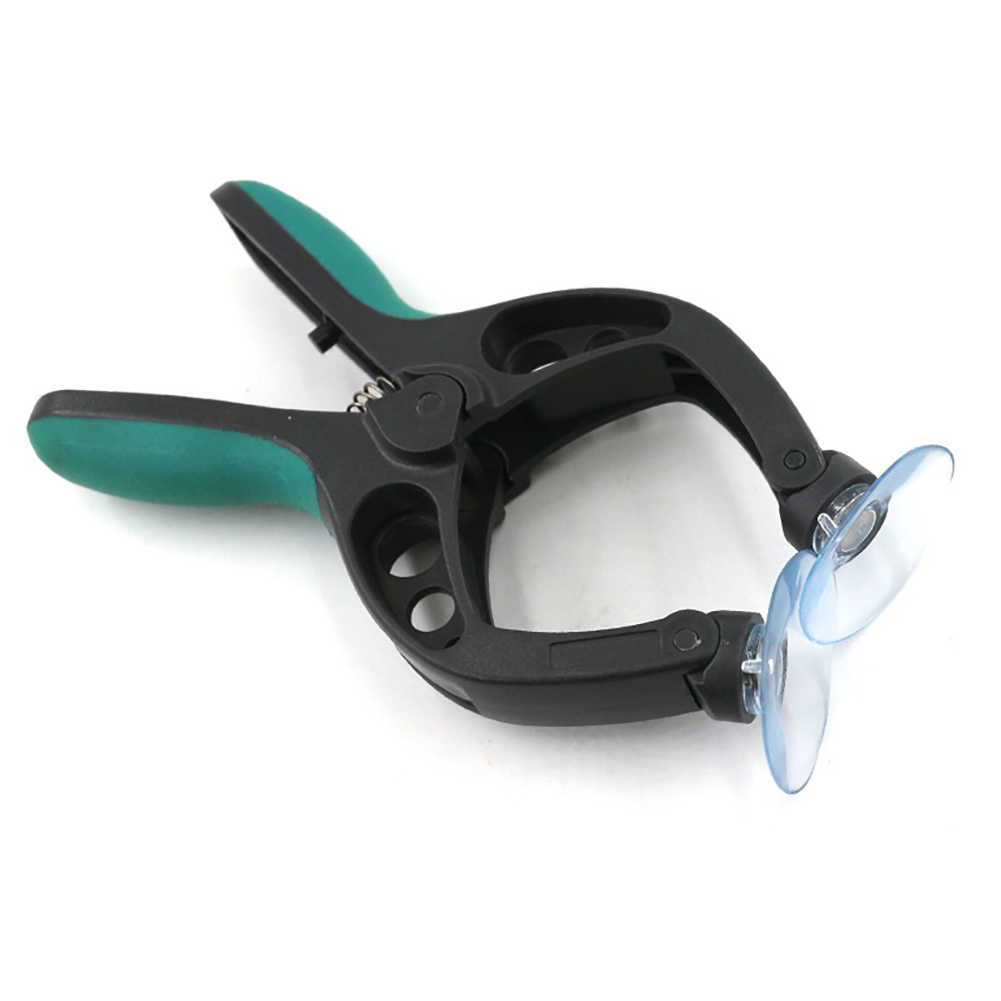 Opening Spring Pliers Suction Cup with 2 Suckers for Mobile Phone Screen Opening Repair Tool