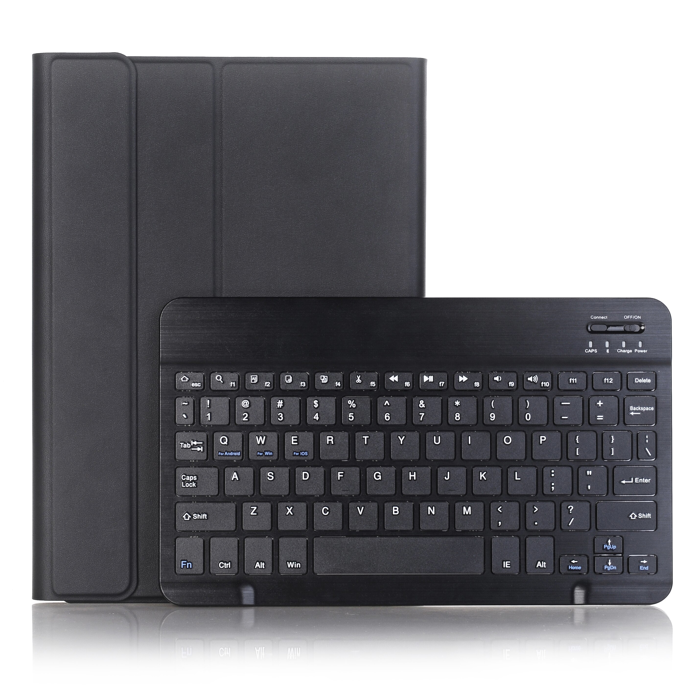 Étui pour huawei matepad 10.4 '', honor 3-al00 w09/ 10.4/  v6 pad pro 10.8 '', clavier wi-fi bluetooth détachable, housse en cuir + stylet