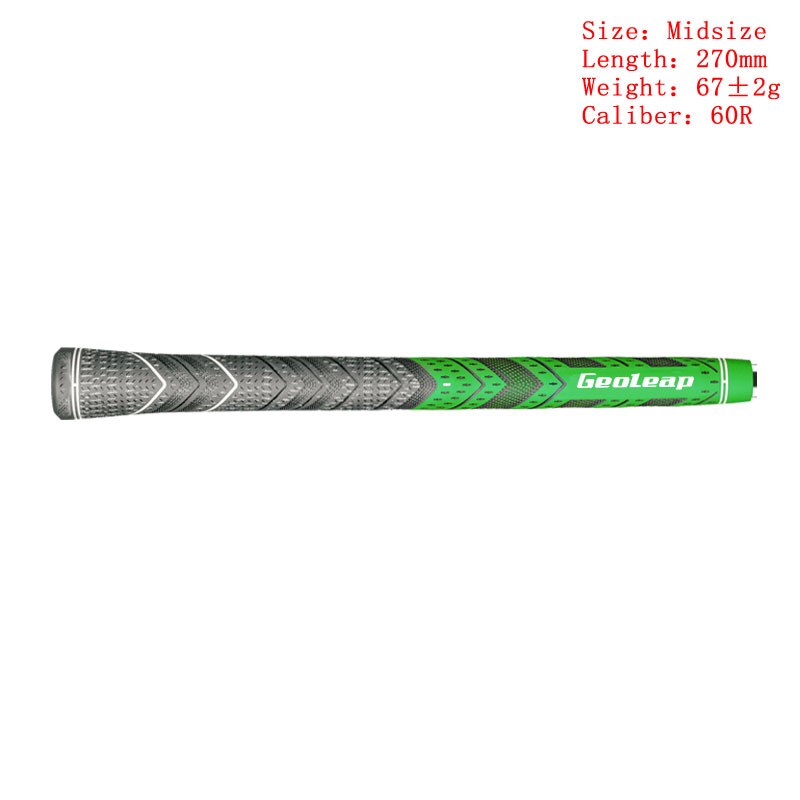 Golf Grips Multi Samengestelde Cord Rubber Standaard En Midsize Golf Club Grips 10 Stks/partij: green-midsize