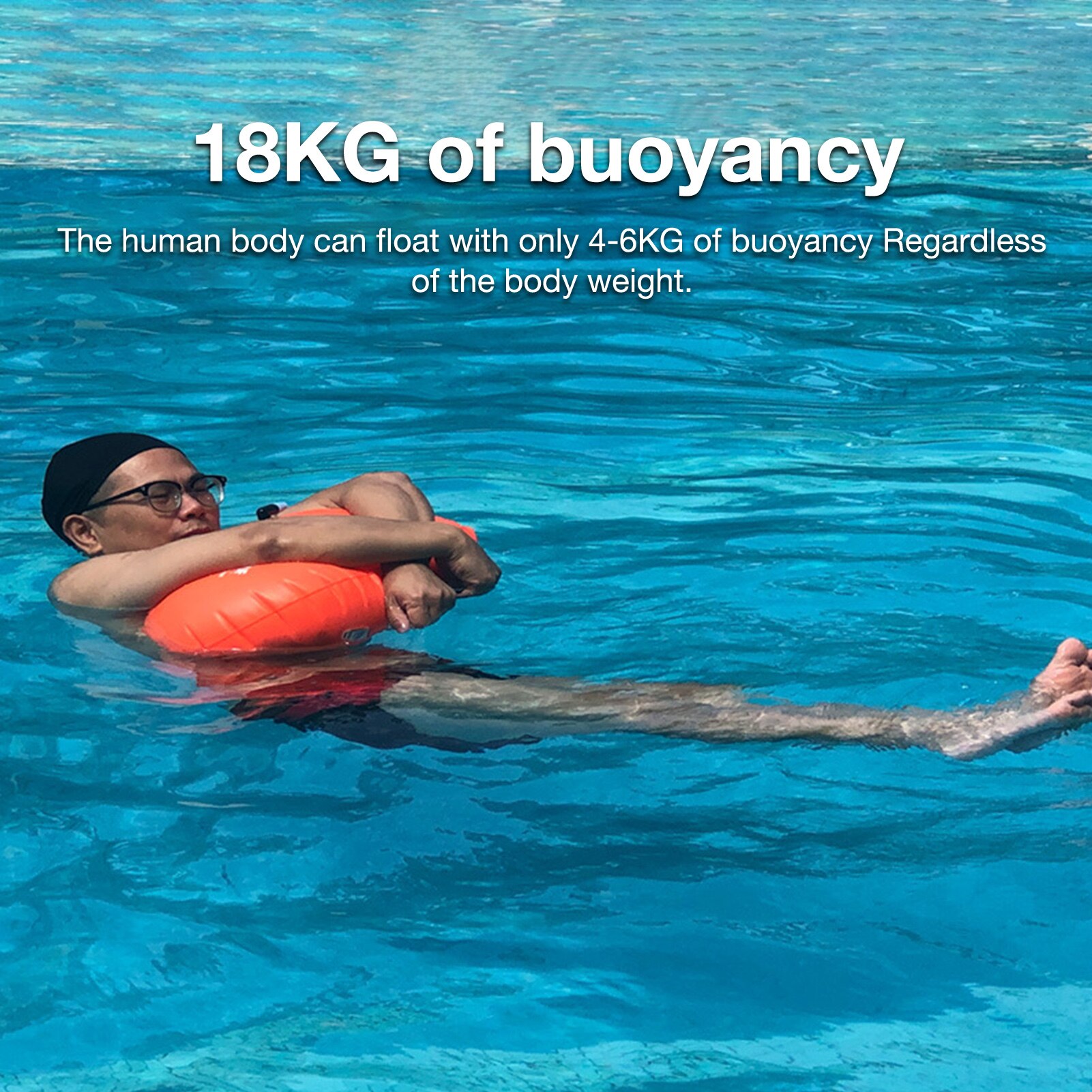 Boya salvavidas para nadar, bolsa de natación, bolsas de natación a la deriva, pesca, buceo, a la deriva, deportes de agua, boya de rescate