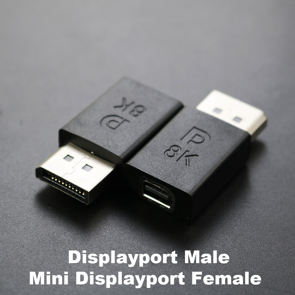 Displayport 1,4 V zu Mini-dp-Adapter rechtwinklig dp 8k/60hz 4k 2k/165hz durch 90 Grad Winkel Displayport 1,4 Konverter: Beige