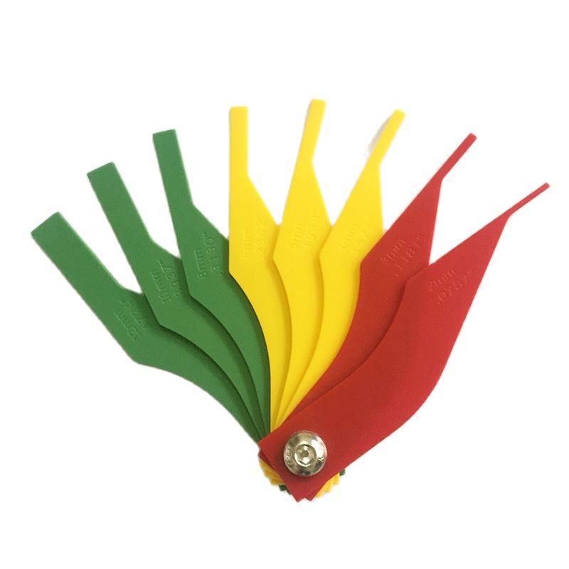 Car Brake Pad Scale Thickness Gauge Wear Measuring Instrument Car Protection Tool Feeler Detector Car Accessories