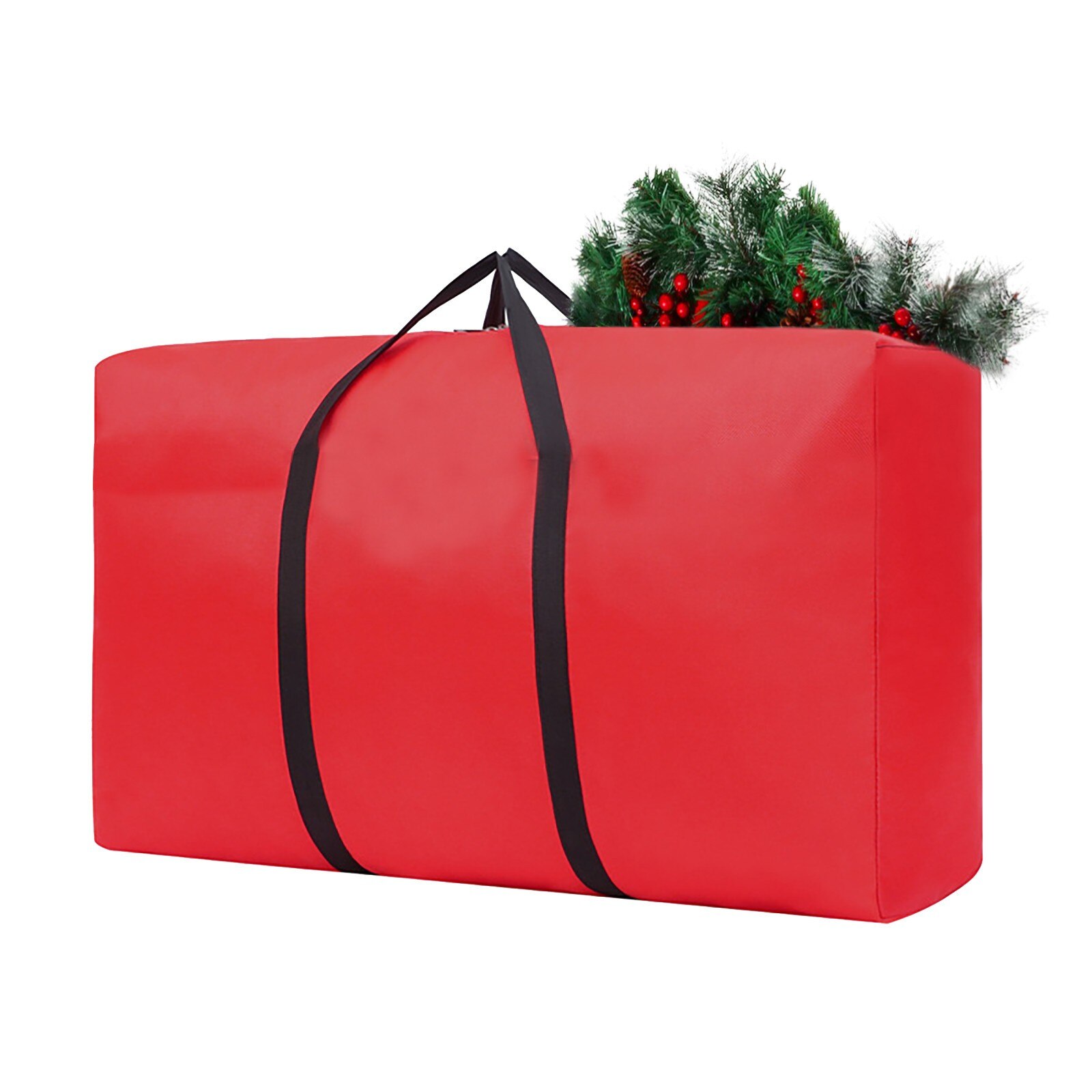 25# Durable Large-capacity Folding Christmas Tree Storage Bag With Zip Lock Poly Christmas Folding Handbag Сумка 21x14x6.5 Inch