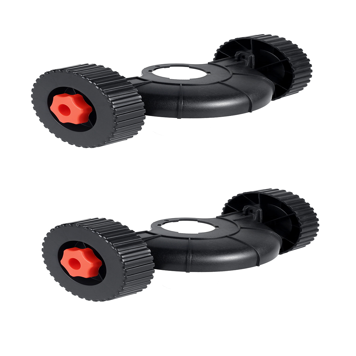 Lawn Mower Accessories Lawn Mower Auxiliary Wheel Support Wheel Adjustable Removable Lawn Mower Head Attachment: Dark Grey