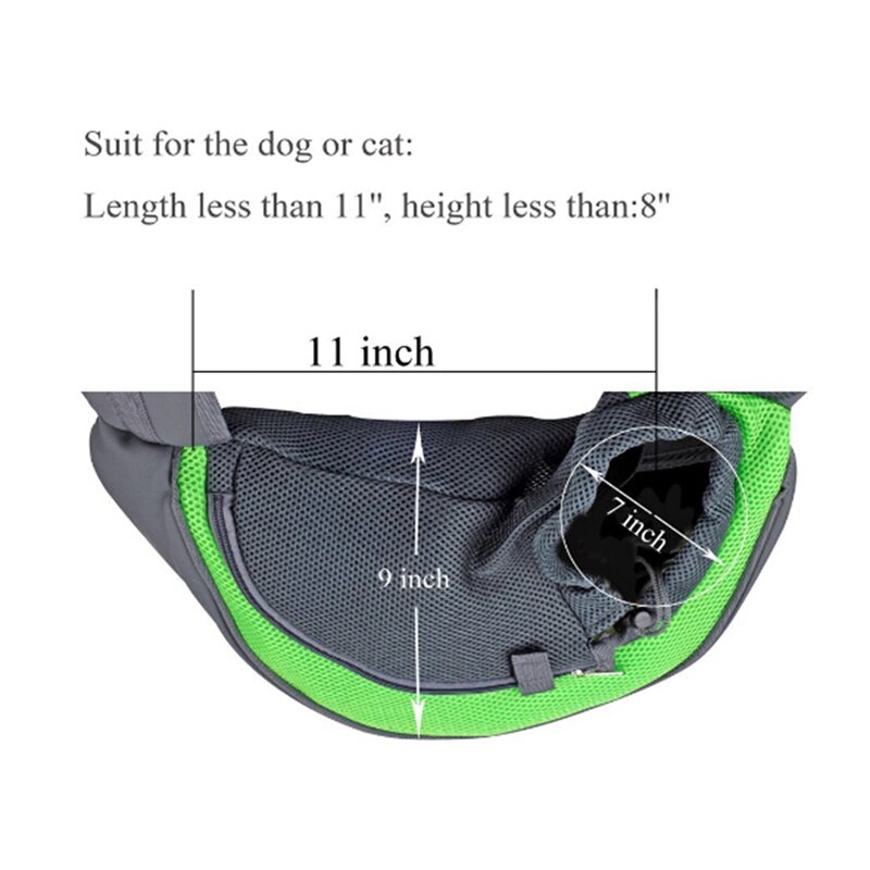 Ademend Hond Front Draagtassen Mesh Comfortabele Reizen Tote Schoudertas Voor Puppy Kat Kleine Huisdieren Slings Rugzak Dragers