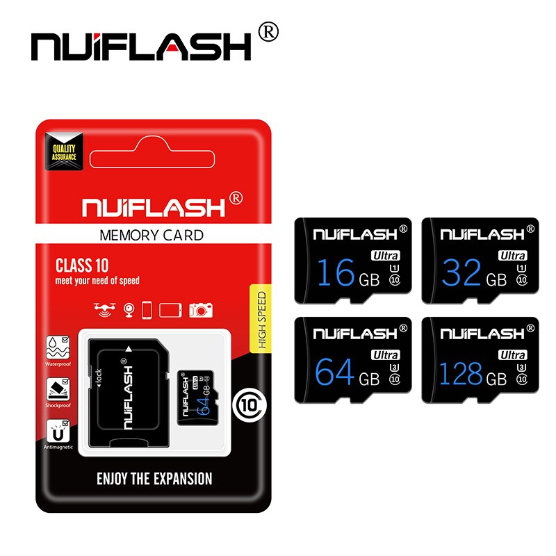 Micro Sd Kaart 64Gb 16Gb 32Gb 128 Gb 4Gb Class 10 Geheugenkaart Tarjeta Micro Sd Usb flash Tf Card 128 Gb