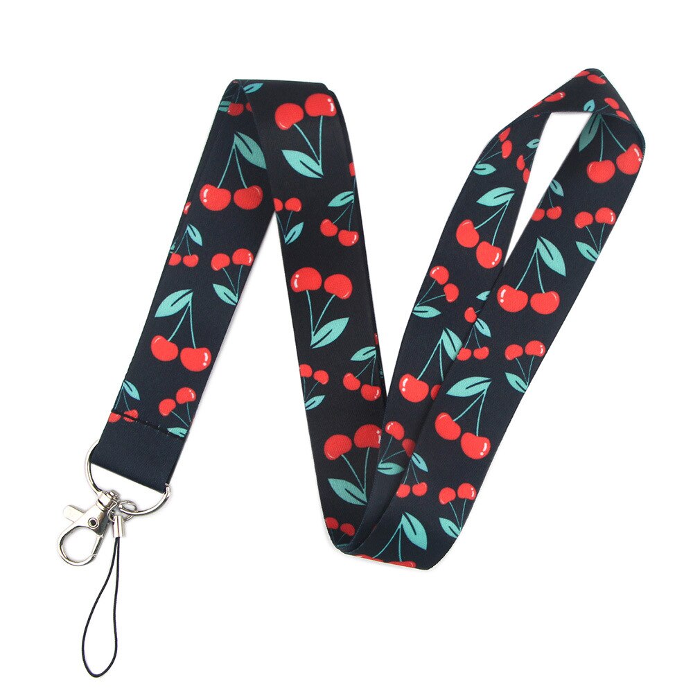 Fruit Print Mode Kaarthouder Lange Hang Touw Lanyards Van Bus Id Naam Werk Kaarthouder Voor Verpleegster Arts Vrouwen kids Kinderen: AL3975