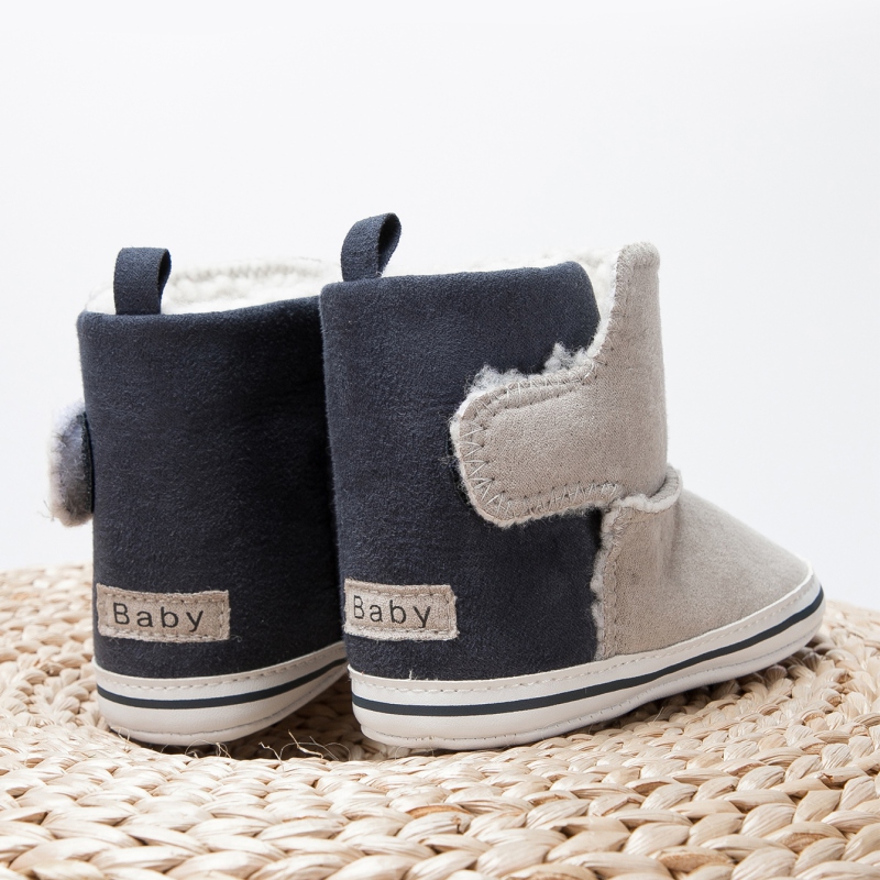 Pasgeboren Peuter Warm Pluche Laarzen Winter Harige Babyschoenen Baby Meisjes Jongens Schoenen Zachte Zool Pluizige Sneeuw Booties Voor 0-18M