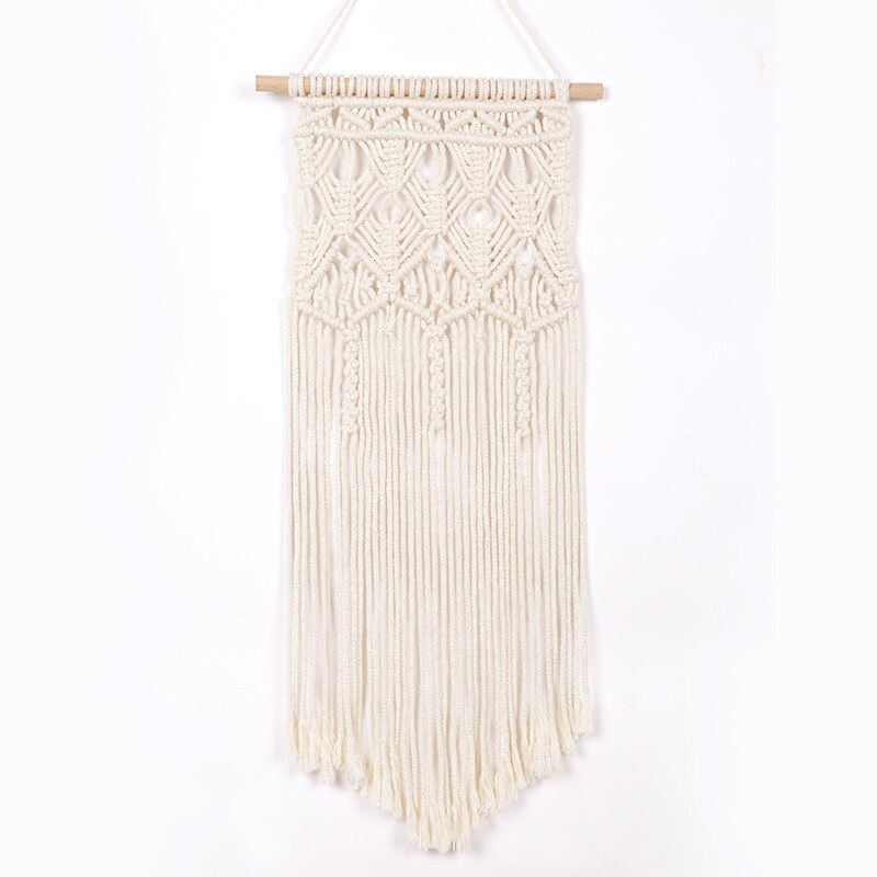 Macrame Woven Tapestry Wall Hanging Boho Chic Bohemian Room Geometric Tapestry Art Beautiful Apartment Dorm Room Decoration: B14