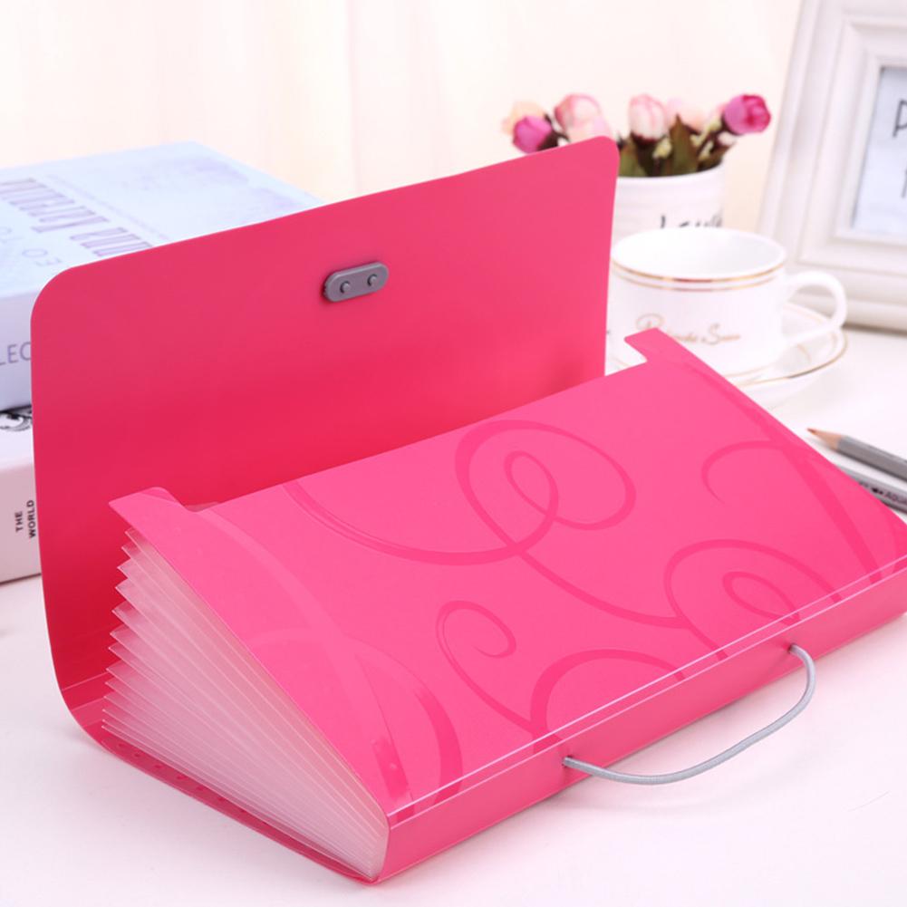 Papers Letter Small Document Expandable Receipt Bill Storage Pocket Accordion A6 B6 Plastic File Folder Pocket