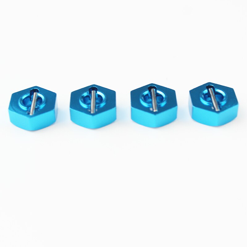 For Wltoys 12428 12423 1/12 Speed Rc Car Feiyue Fy-01/02/03/04/05 Upgrade Parts 4Pcs Metal Hexagon Set