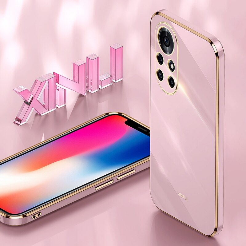 Luxus Platz Zurück Abdeckung für Huawei Nova 8 8Profi 5G praktisch fallen Objektiv Schutzhülle Original Mädchen Stoßfest Funda nova8 Coque