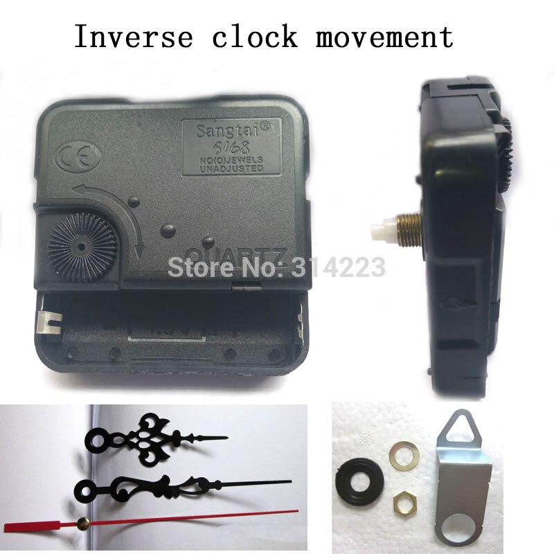 Quartz Clock Movement Kit Spindle Mechanism shaft 12mm Counterclockwise Movement DIY clock parts accessories
