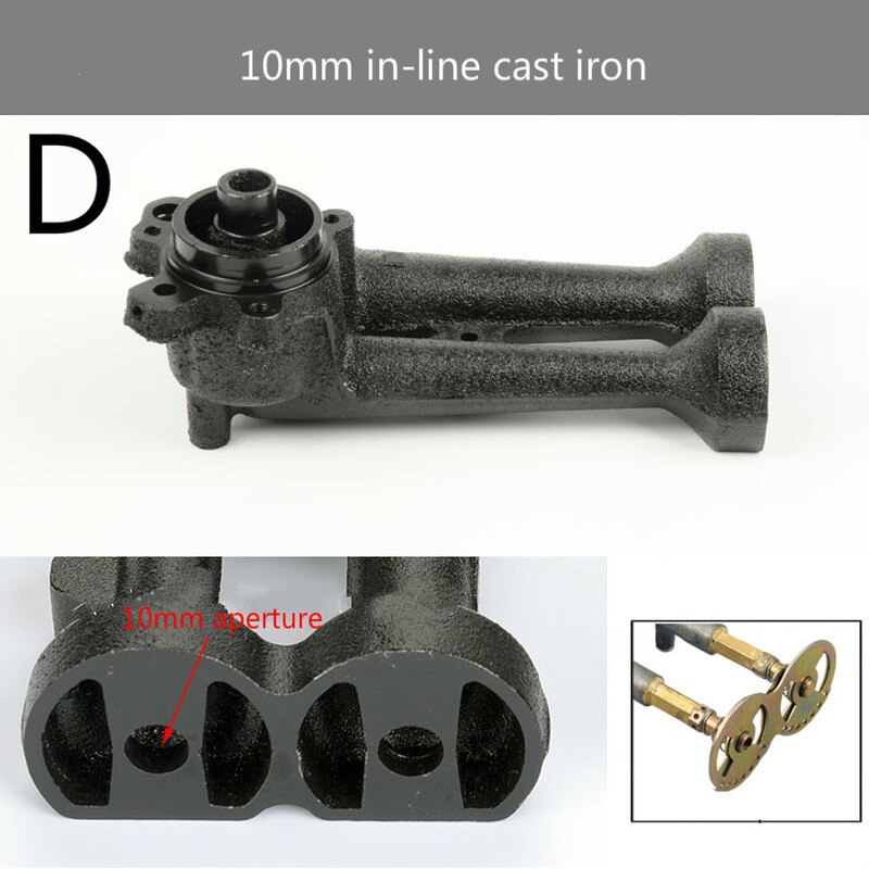 1 Pc Gietijzeren Branders Voor Ingebouwde Gasfornuis Brander Oven Keuken Accessoires Gas Hoge Voet Kachel Brander hoofd
