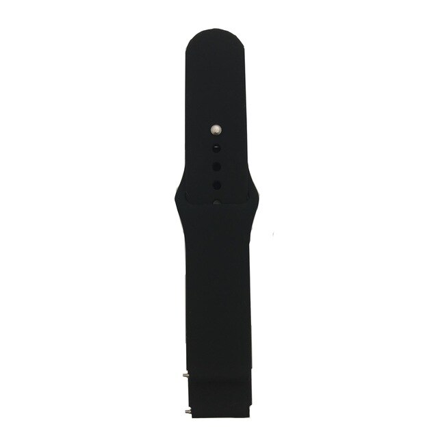 SmartWatch P68 P70 Cinta Originais Novos Acessórios de Silicone Cor Tiras de Aço Relógio Inteligente Relógio de Pulso Bandas mulheres: Silicon Black