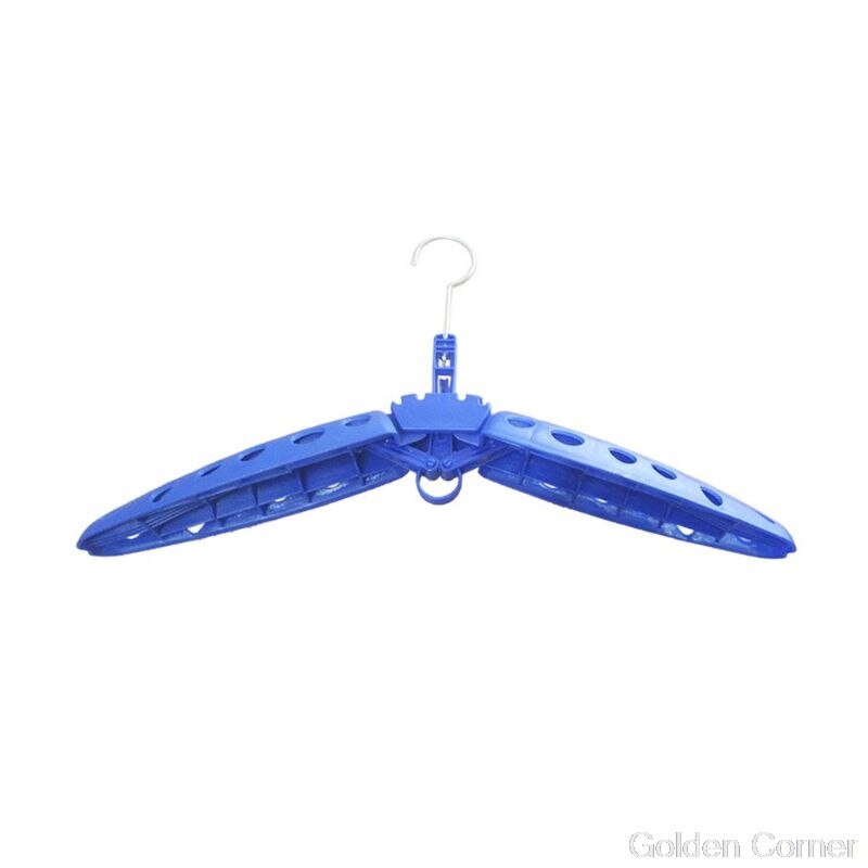 Colgador de traje de neopreno plegable, secado rápido, con ventilación, multiusos, para surfear, bucear, trajes húmedos, Au10 20,: Azul