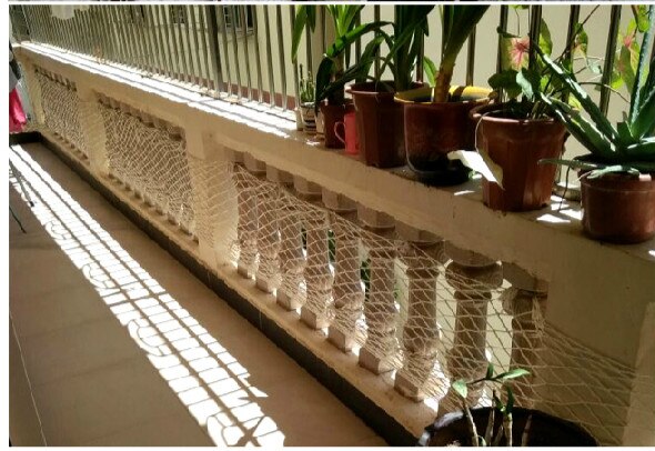 Baby sikkerhetsgjerde netting rekkverk trapper balkong sikkerhetsnett husholdning nylon tau anti fallende nett