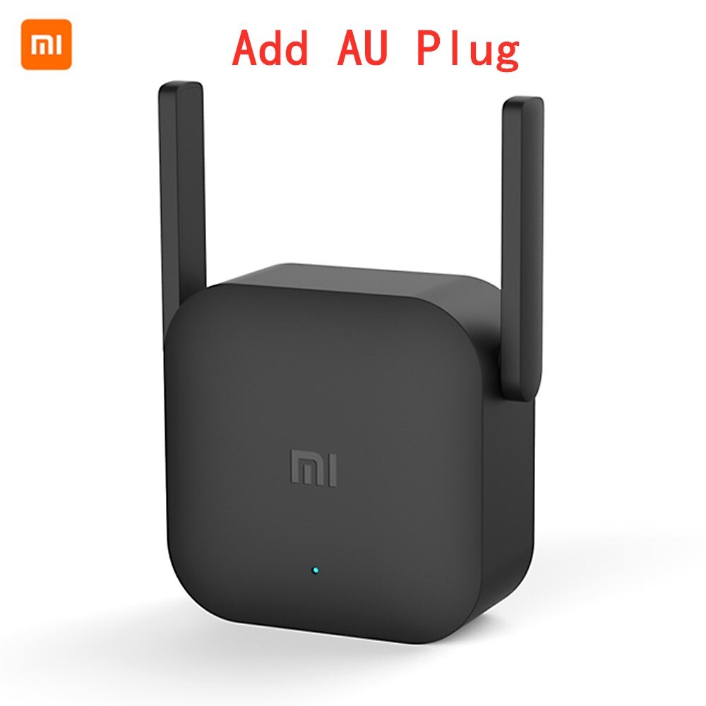 Xiaomi WiFi Amplifier Pro 300Mbps 2.4G Wireless Repeater with 2*2 dBi Antenna Wall Plug WiFi Range Extender Signal Booster: 3 Pieces / Add AU Plug