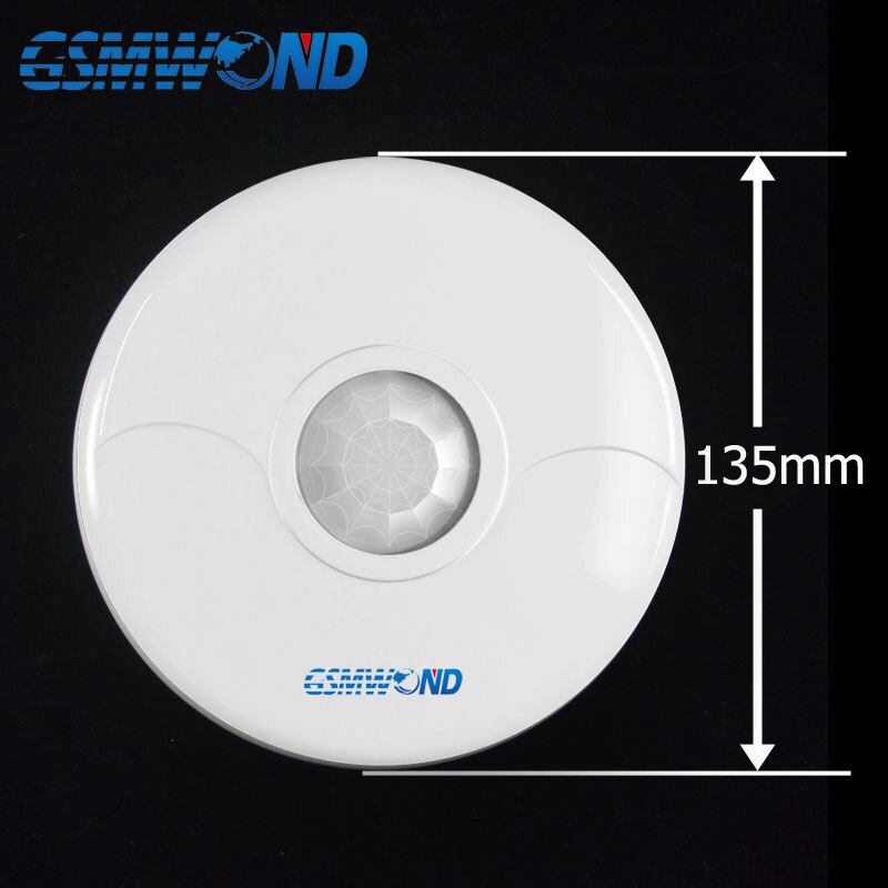 433MHz Wireless Ceiling PIR Passive Motion Sensor 360 Angle Infrared Detecting For Our Wifi / GSM / GPRS / RIFD Alarm System