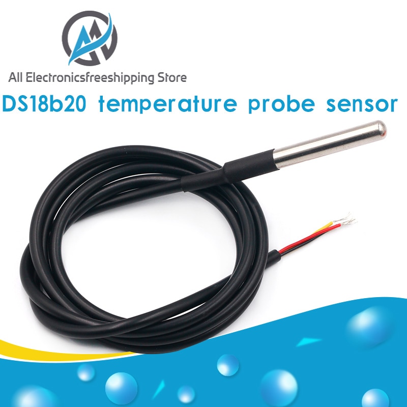 DS1820 Rvs Pakket Waterdichte DS18b20 Temperatuursensor Temperatuursensor 18B20 Voor Arduino