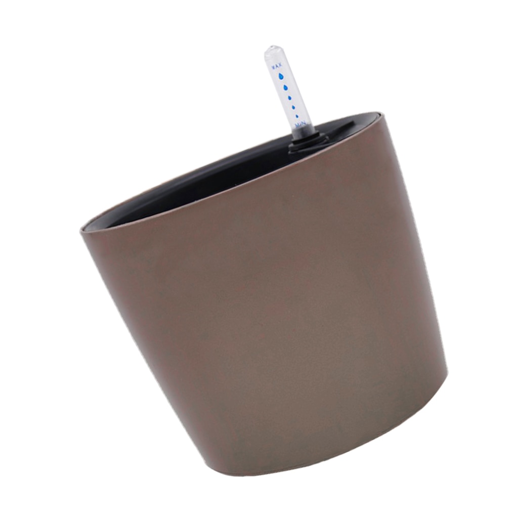 Classico 18cm Diameter Detachable Self Watering Traditional Round Planter Pot Self Watering Planter for Indoor Plants