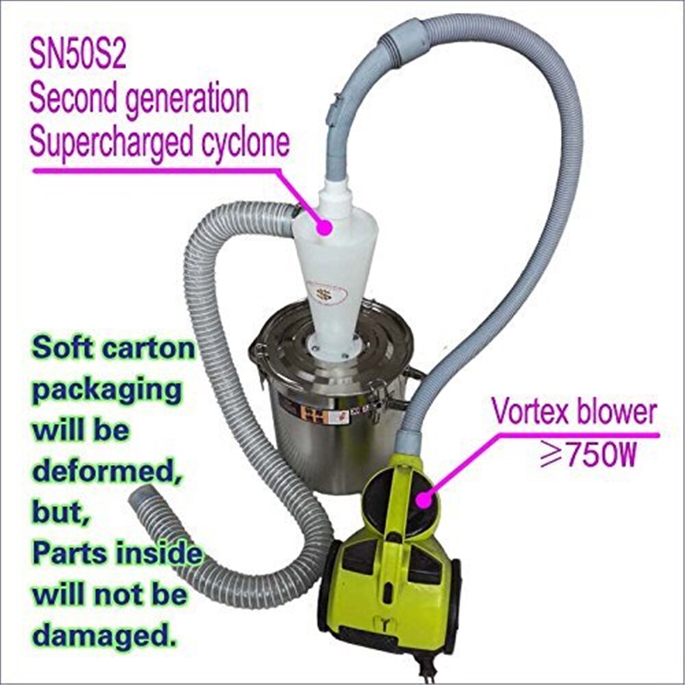 Acecorner Stofafscheider Cycloon Collectie Winkel Vac Accessoires Separator Schoonmaken Power Houtbewerking Tool Vacuüm Lucht Diy Filter