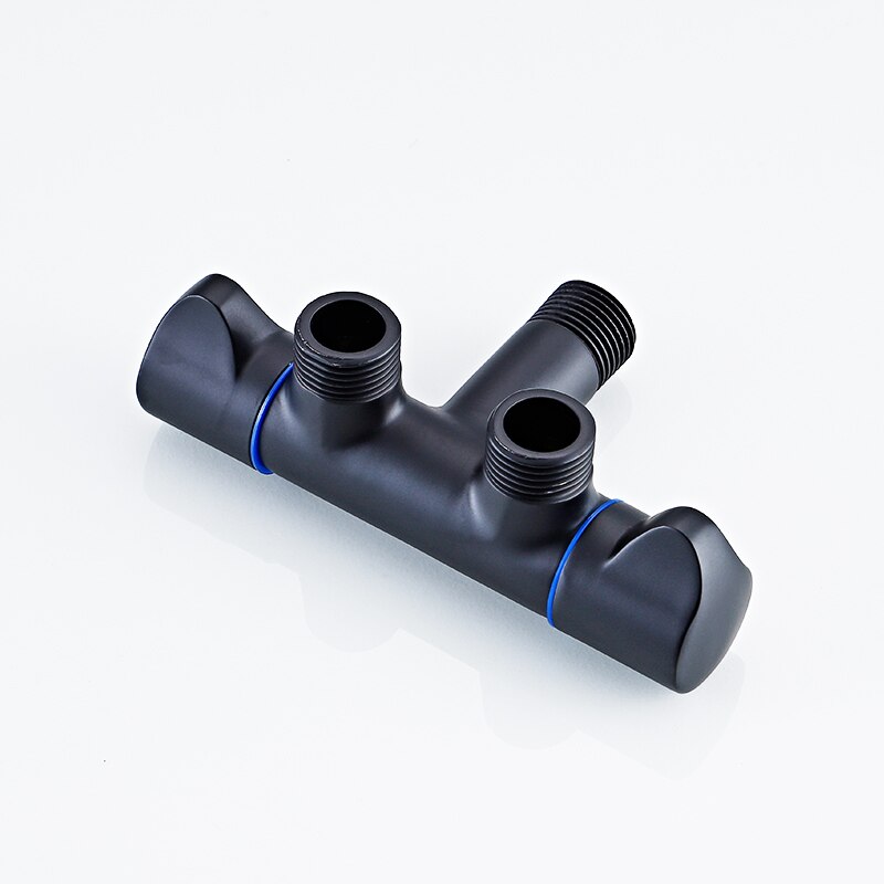 Driehoek Klep G1/2 Driewegklep Een In Twee Out Dual Hoekstopkraan Wasmachine Wc Water afsluiter Multifunctionele Tap