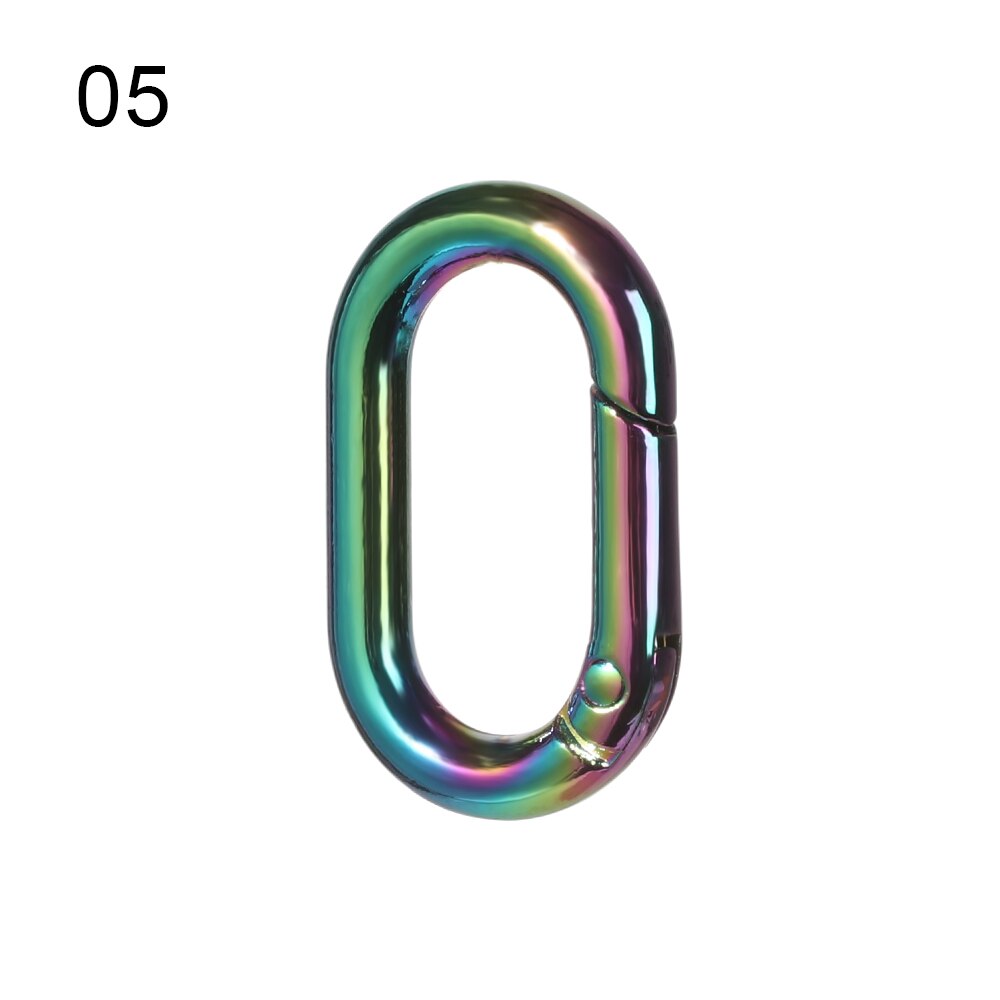 Snap Clasp Trigger Luggage Leathercraft Spring Gate Belt Strap Buckle Dog Chain Clip Metal Heart Ring Openable Keyring: 5