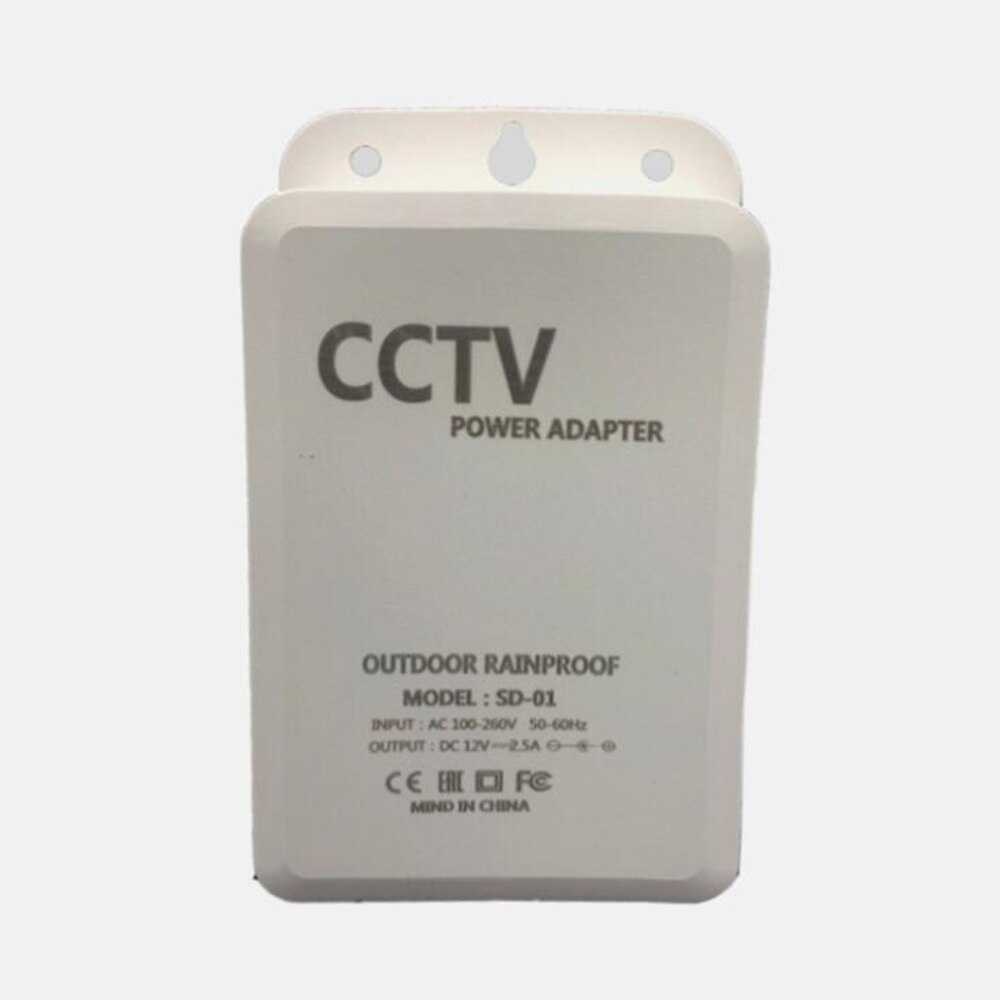 DC 12V 2.5A Waterproof Power Supply AC 110V-240V Adapter For Outdoor Security Camera input Viedo Surveillance Camera Sysyem DIY