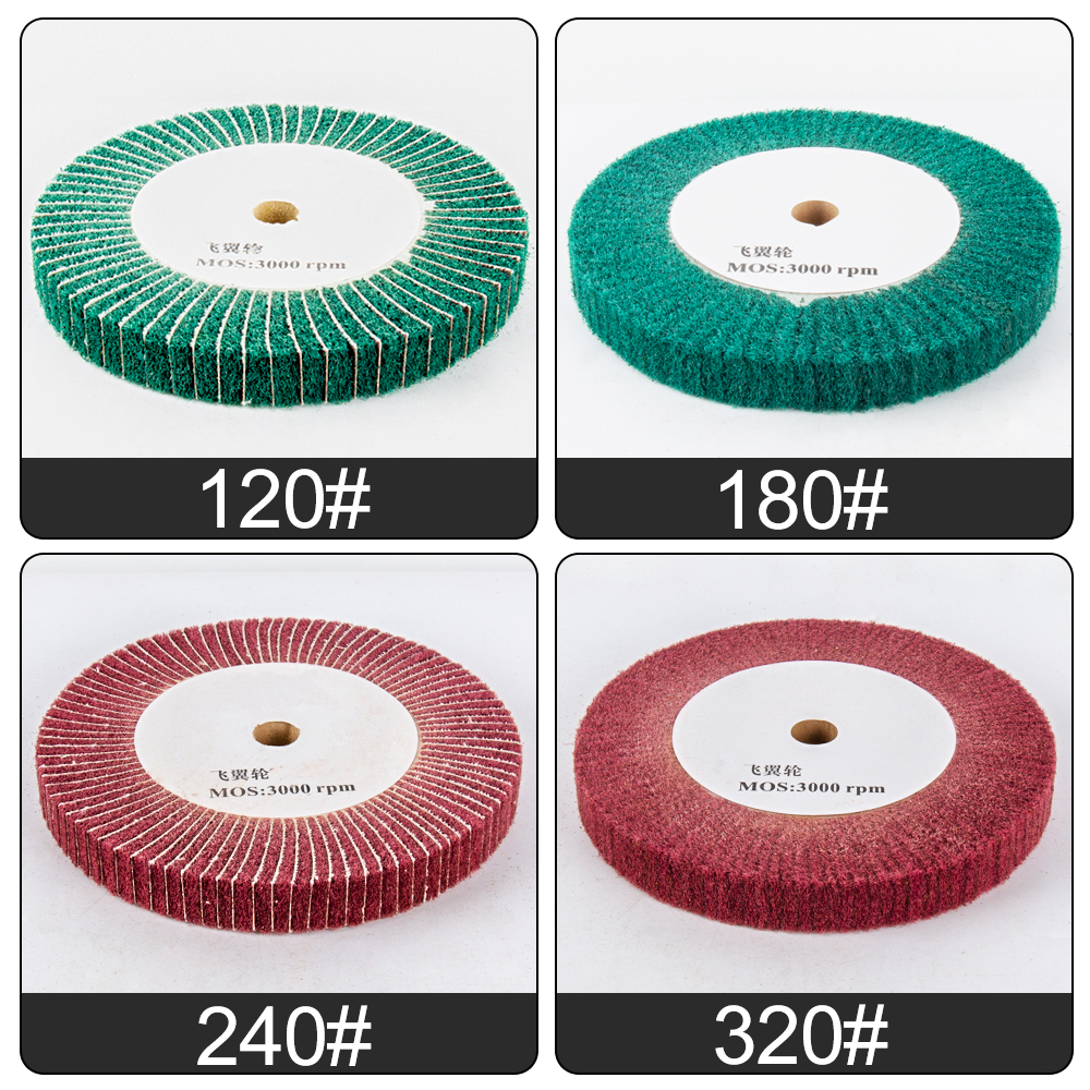 Nylon Polishing Mop Brush Drawing Deburring Drum Wheel for Stainless Steel