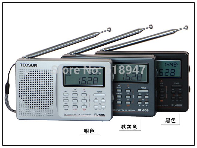 Tecsun PL-606 Digital PLL Portable Radio FM Stereo/LW/SW/MW DSP Receiver Internet Radio FM:64-108 MHz/LW: 153-513 kHz Radio