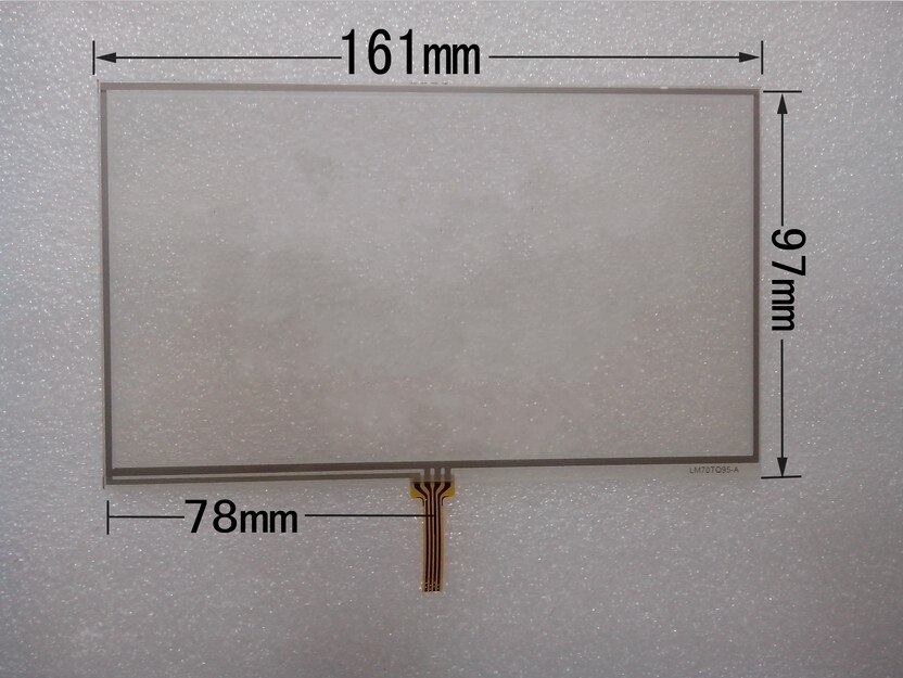 Compatible replacement T7640B T7640B-B10 7 inch 40 pin GPS navigator display screen E road traffic GPS screen 164MM*100MM: only touch screen