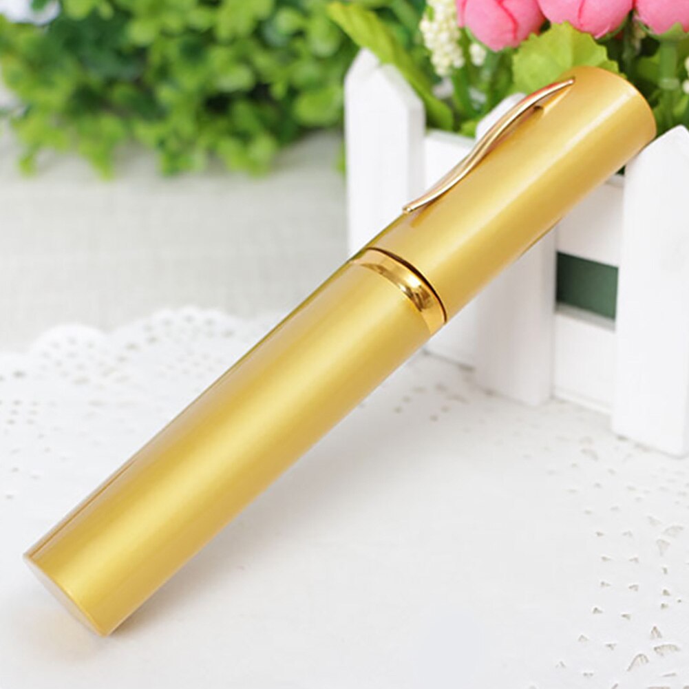 3PCS/Set Cutlery Set Travel Spoon Fork Tableware With Storage Case Hiking Sanitary Outdoor Picnic Chopsticks Stainless Steel: Gold