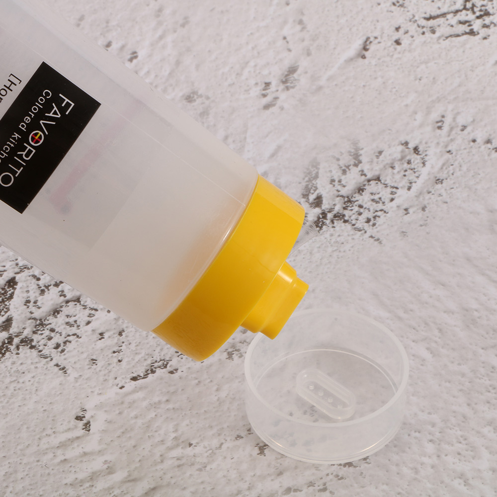 Bouteille de Sauce en Silicone à 4 trous | Sûr Style de compression pour la salade Ketchup accessoires de cuisine, confiture Mayonnaise