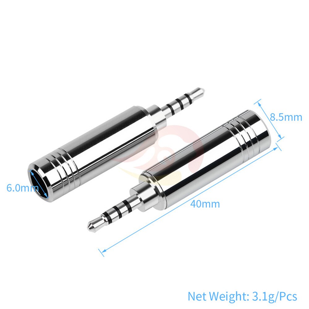 Jack 2.5 Headphone Plug 4 Pole Stereo Rhodium Plating Balanced Plug 2.5mm Minijack For Soldering Audio Headset Wire Connector