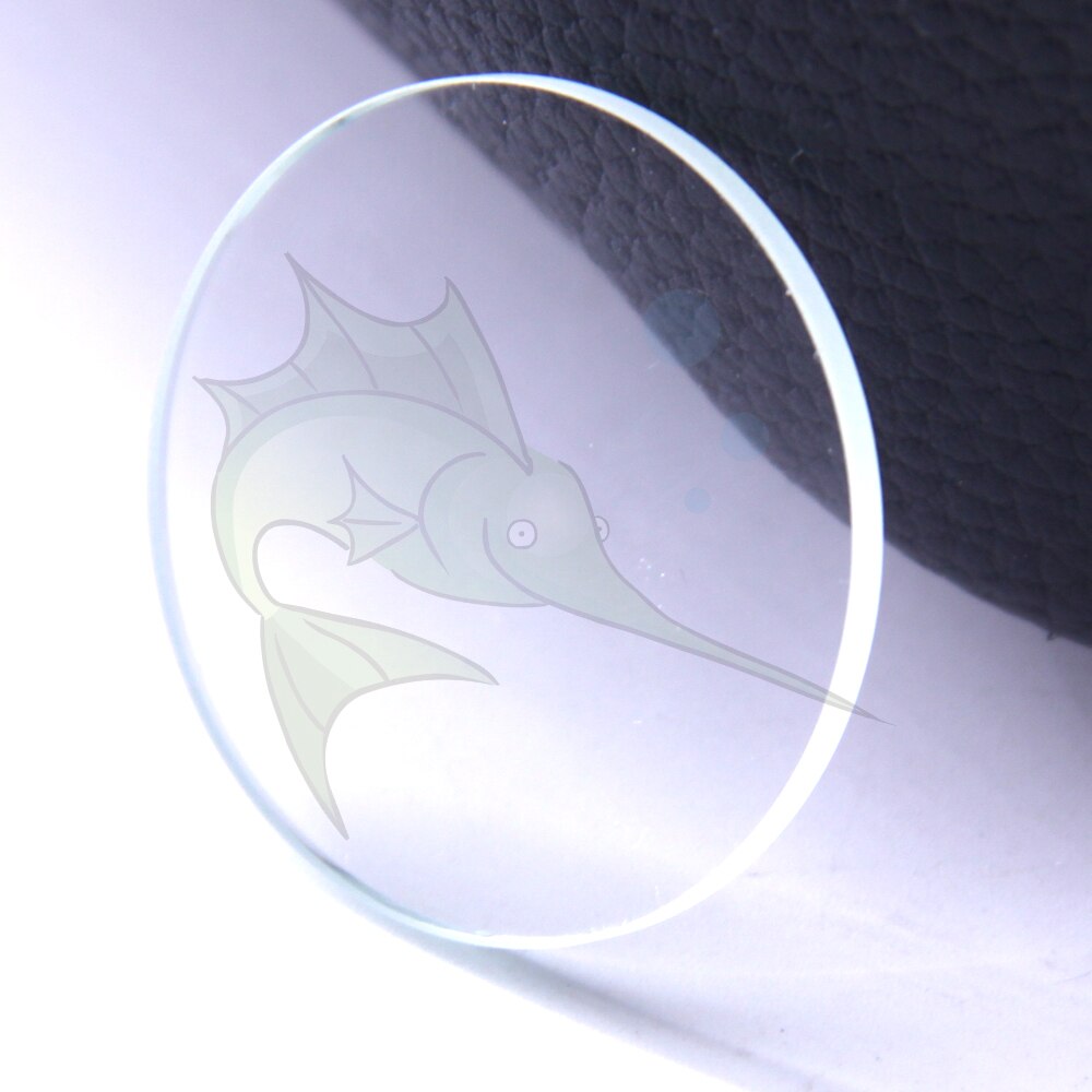 2 stks/partij Ronde Platte Horloge Glas 2mm dikke 36mm ~ 42.5mm Minerale Horloge Glas Vervangende Onderdelen, 2mm horloge glas