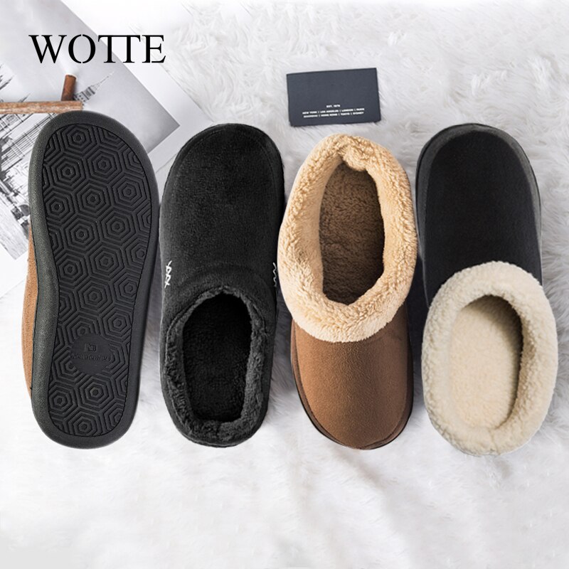 Maison coton pantoufles hommes hiver salle de bain en peluche Slipppers australie Style mâle maison intérieure chaussures hommes hausschuhe herren