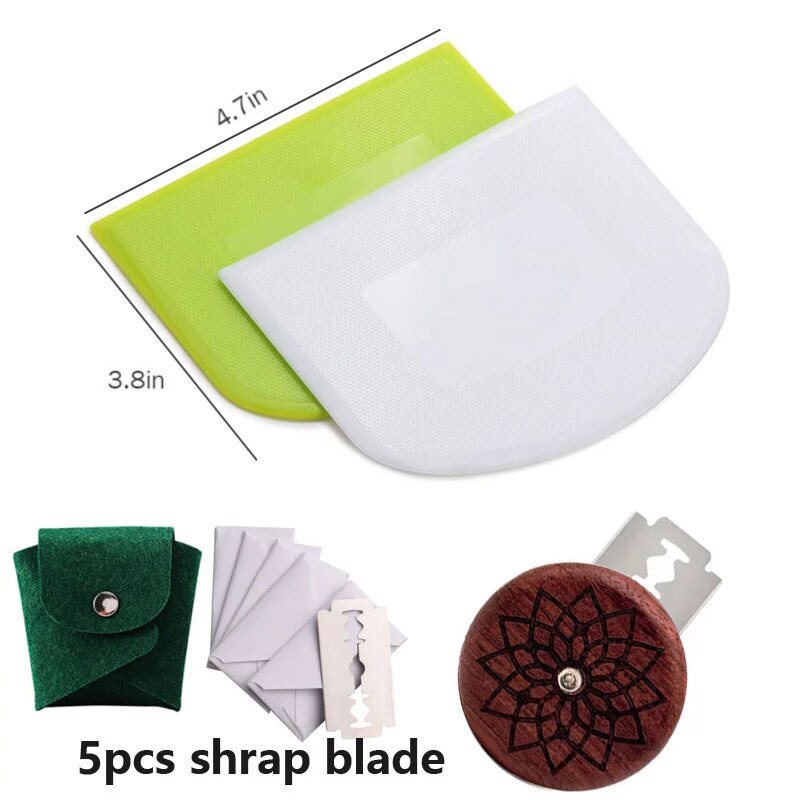 Bread Lame Set Hand Crafted with Cotton Pastry Bakers Dough Proofing Couche for Dough Scoring Slashing Tools Baking Bread Tools: Green