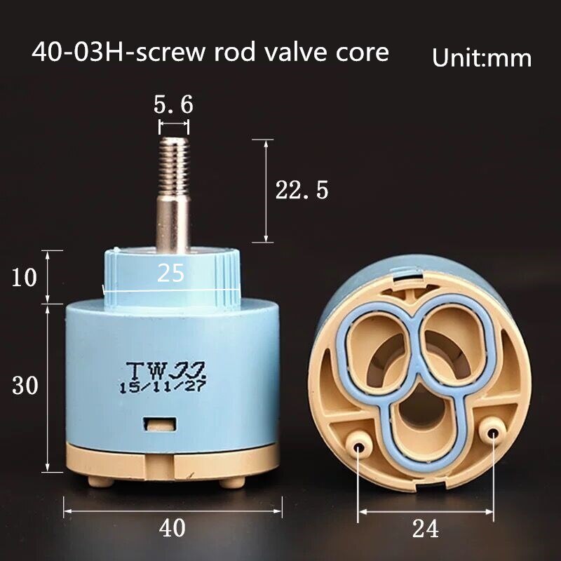 Tap Mixingspool Valve 25mm/35mm/40mm Ceramic Cartridge Faucet Cartridge Mixer Kitchen Bath Basin Shower Faucet Accessories: 15